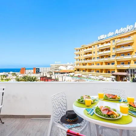 Appartamento 97 Hermosa Marina Primavera Con Terraza Y Piscina Costa Adeje (Tenerife)